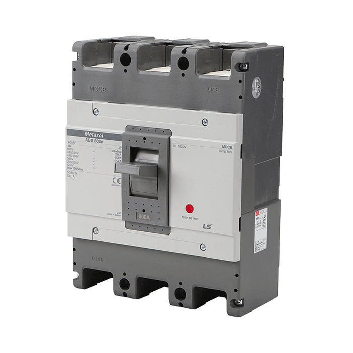 Cầu dao tự động MCCB 3P LS, tải danh định từ 5A ~ 1600A, dòng cắt từ 14kA - 75kA