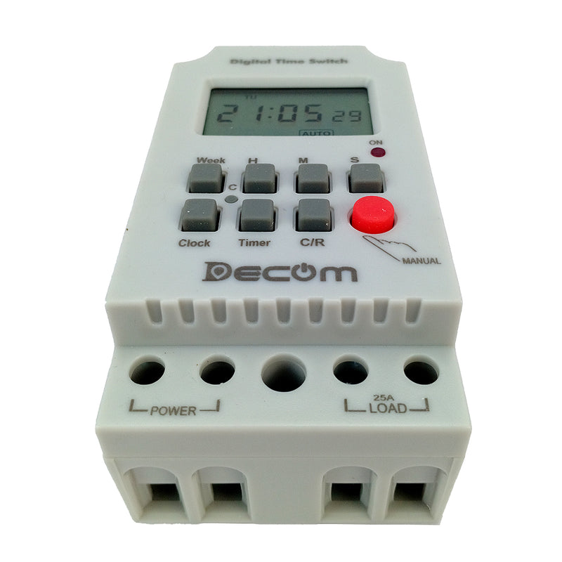 Timer hẹn giờ kỹ thuật số Decom KG316-S cài đặt từ 1 giây - 24 giờ (loại tốt)