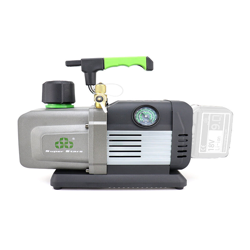 Bơm hút chân không Super Stars ST-4BMC 4.5CFM, động cơ 2 cấp, tốc độ hút 127Lít/phút, dùng Pin Lithium 18V