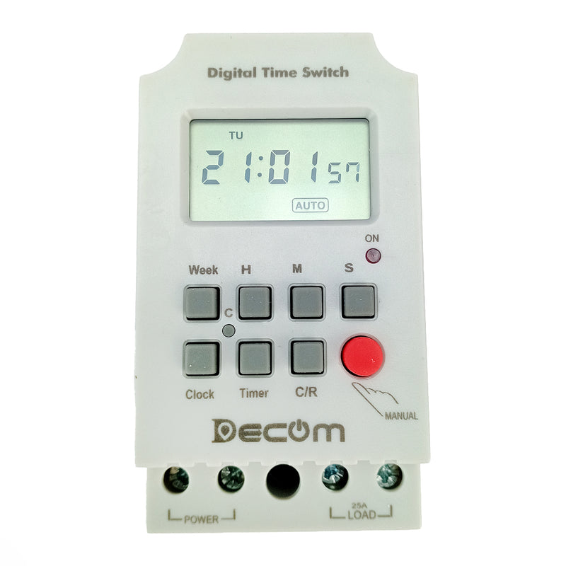 Timer hẹn giờ kỹ thuật số Decom KG316-S cài đặt từ 1 giây - 24 giờ (loại tốt)