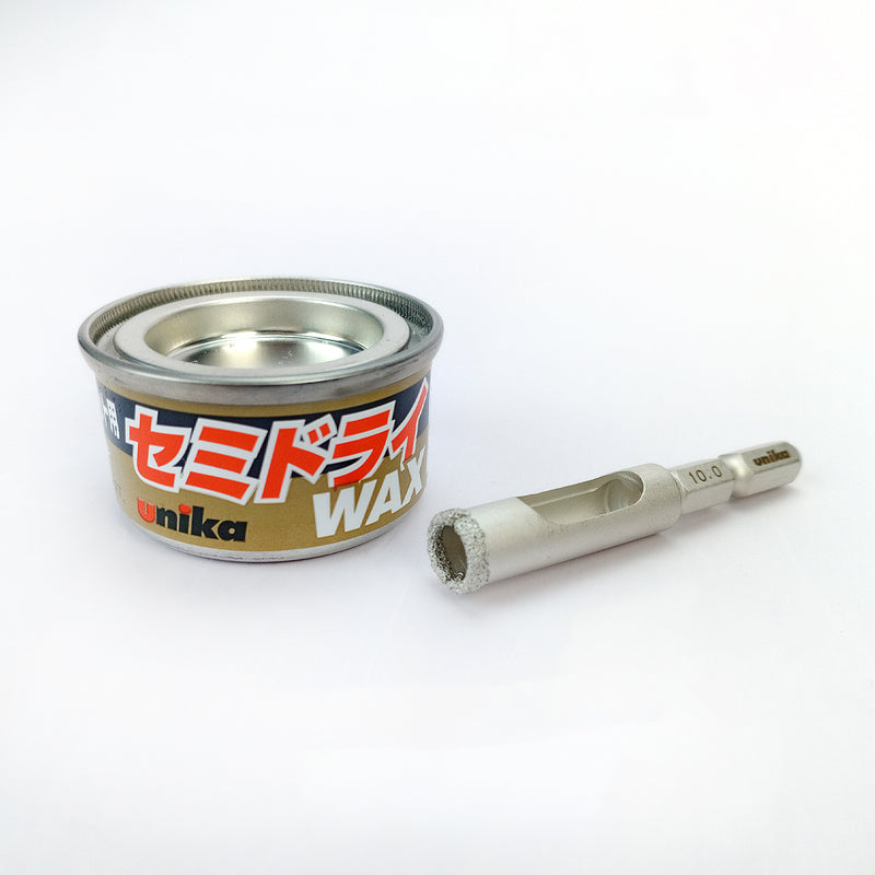 Mũi khoan kim cương, khoan gạch men và đá granite Unika DJW, đuôi lục giác 6.35mm, số từ 5mm - 35mm (mã DJW)