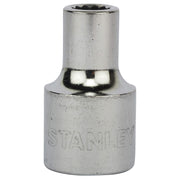 Đầu tuýp 12 cạnh mạ Chrome bóng cốt 1/2 inch Stanley chuẩn Bi-Hex