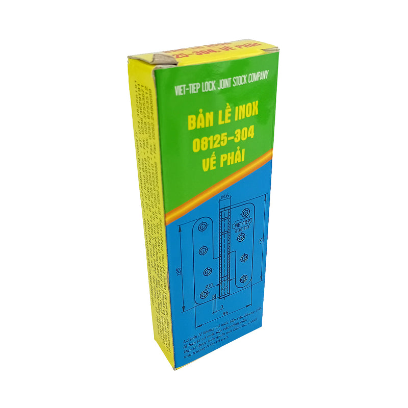 Bản lề cối Inox 304 Việt tiệp, 100mm - 120mm