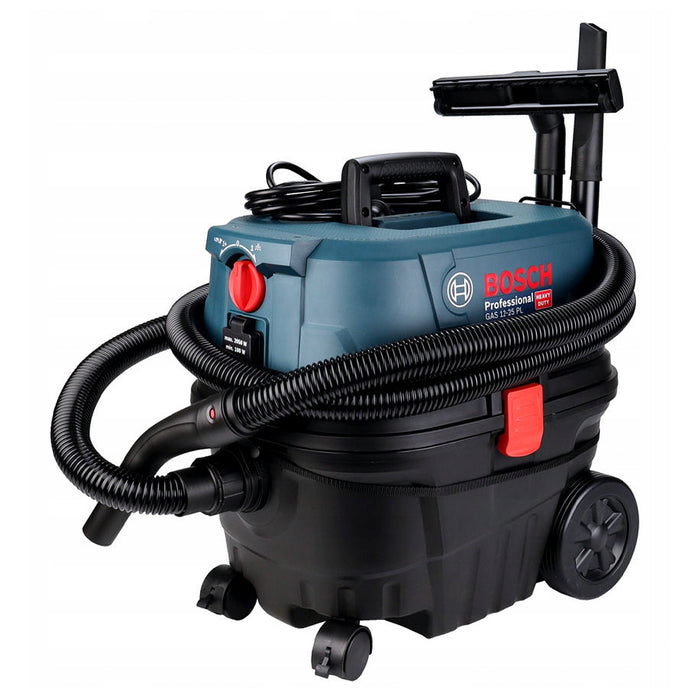 Máy hút bụi Bosch GAS 12-25 PL công suất 1250W dung tích 25 lít, bộ lọc HEPA mã số 060197C1K0 ( hút khô và ướt )