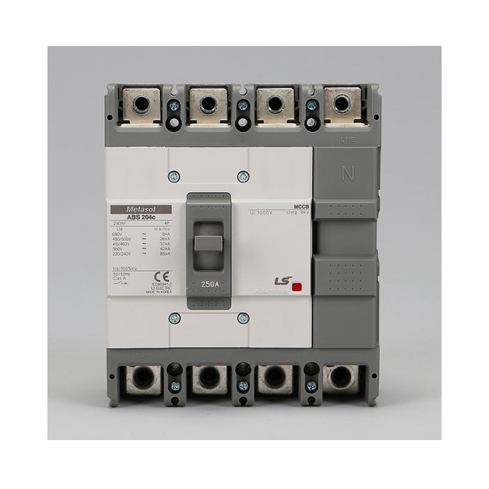 Cầu dao tự động MCCB 4P LS, tải danh định từ 15A ~ 1600A, dòng cắt từ 18kA ~ 75kA