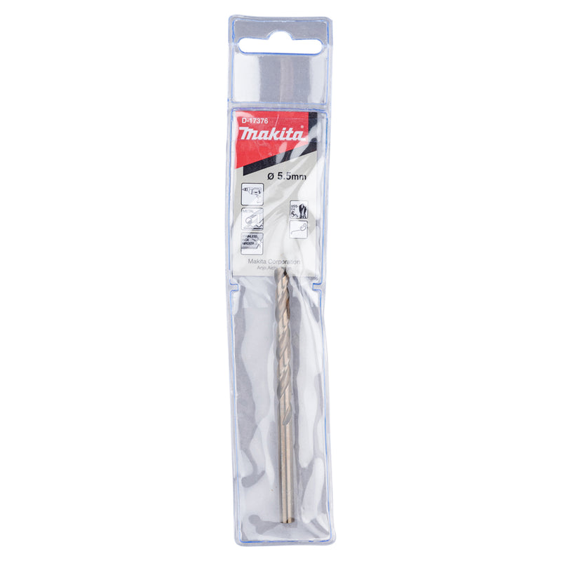 Mũi khoan Inox HSS-Co 5% Makita, đuôi tròn, kích thước từ 1.5mm - 13mm