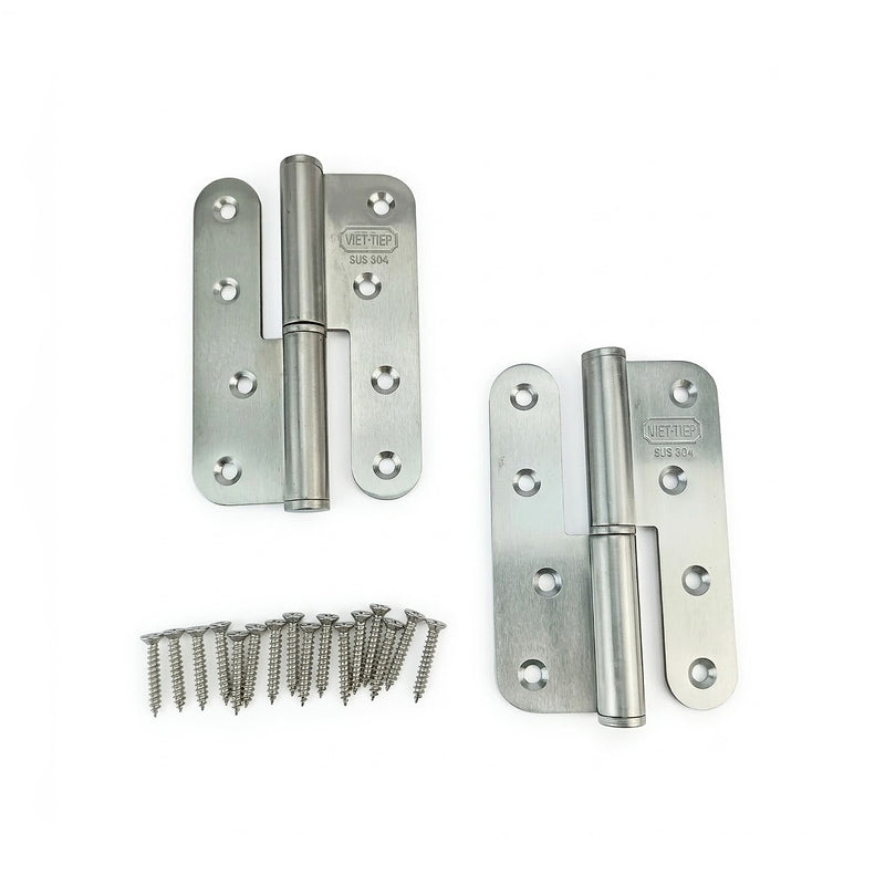 Bản lề cối Inox 304 Việt tiệp, 100mm - 120mm