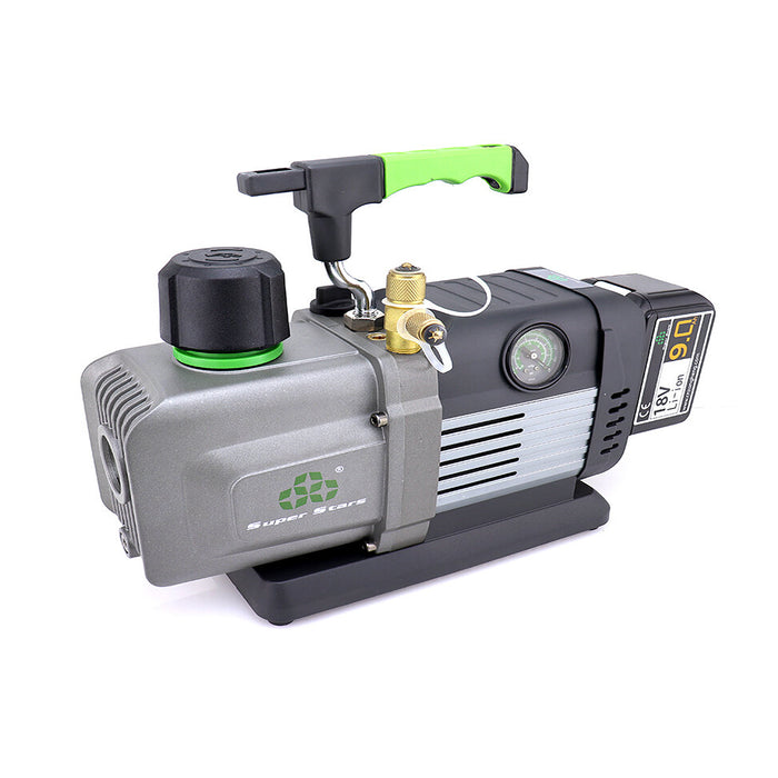 Bơm hút chân không Super Stars ST-4BMC 4.5CFM, động cơ 2 cấp, tốc độ hút 127Lít/phút, dùng Pin Lithium 18V