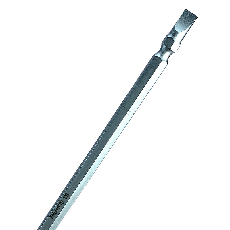 Bộ tua vít đổi đầu 2 trong 1 Total THT250266 dài 150mm (1 đầu vặn vít bake PH2, 1 đầu vặn vít dẹp SL6)