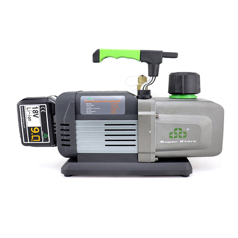 Bơm hút chân không Super Stars ST-4BMC 4.5CFM, động cơ 2 cấp, tốc độ hút 127Lít/phút, dùng Pin Lithium 18V