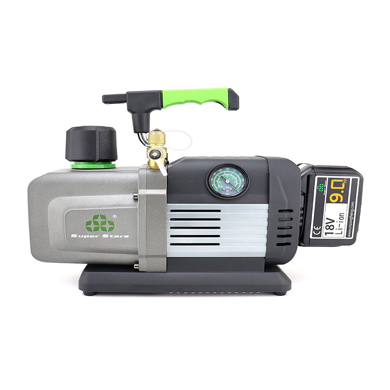 Bơm hút chân không Super Stars ST-4BMC 4.5CFM, động cơ 2 cấp, tốc độ hút 127Lít/phút, dùng Pin Lithium 18V