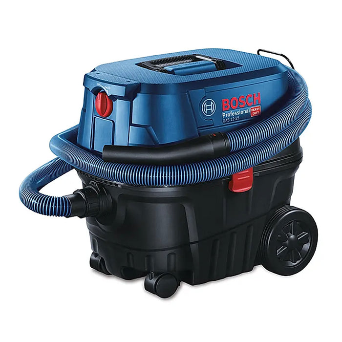 Máy hút bụi Bosch GAS 12-25, dung tích 25 lít, công suất 1250W, bộ lọc HEPA, hút khô và ướt, mã số 060197C0K0