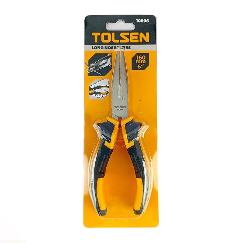 Kìm nhọn mạ niken 6 - 8 inch TOLSEN