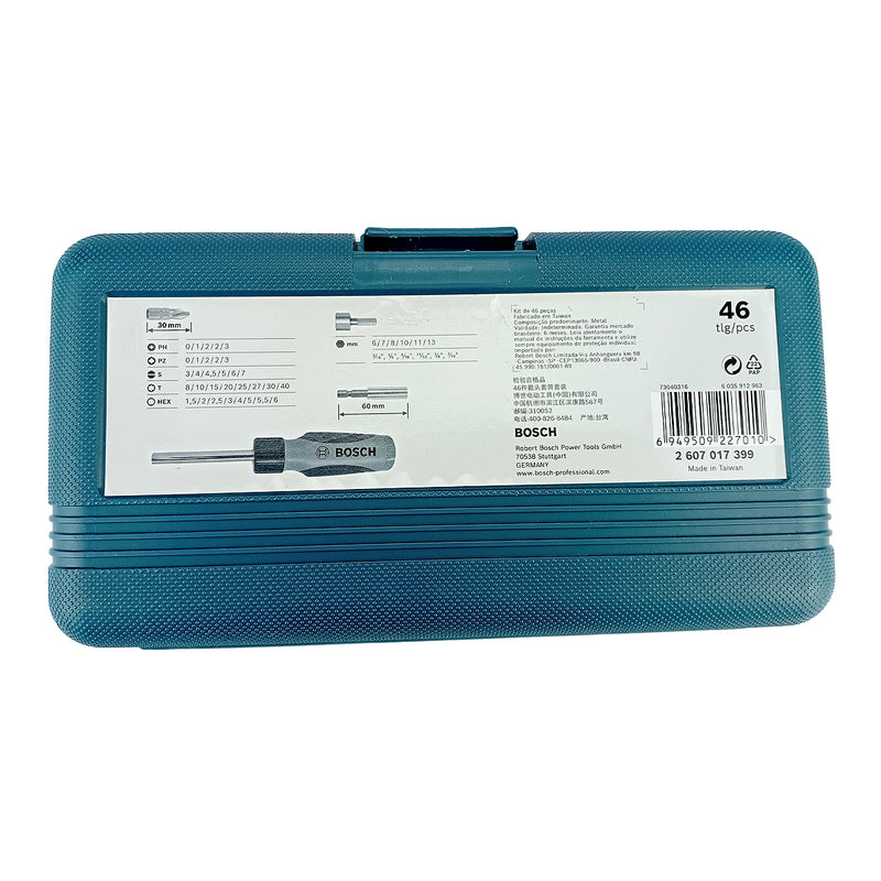 Bộ vặn vít đa năng 46 chi tiết Bosch 2607017399