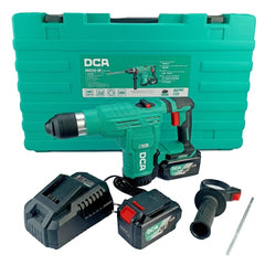 DCA ADZC02-28H2K: Gồm thân máy + 2 Pin 20V 6.0Ah + Sạc 2A + Vali nhựa