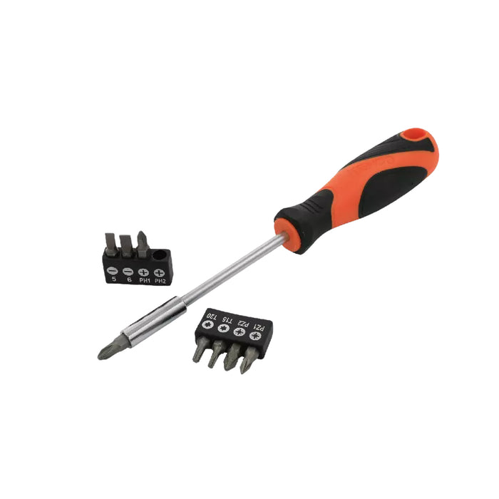 Bộ tua vít đa năng 9 chi tiết Kendo 20236 vật liệu thép Cr-V