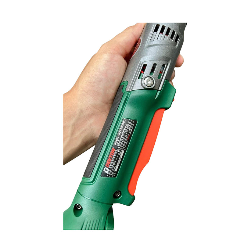 Máy siết bu lông góc 1/2 inch Dekton M21-RW90BL dùng pin 21V, lực siết 90Nm