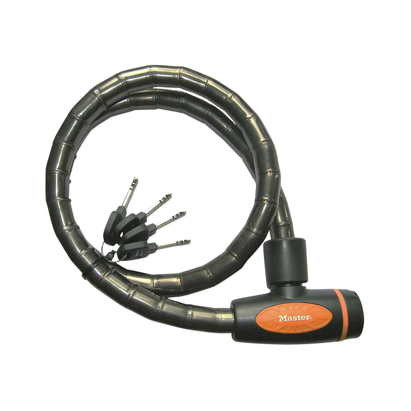 Ổ khóa dây Master Lock 8228 cao cấp, dây khóa bằng cáp thép bện được bọc nhựa vinyl dài 1m
