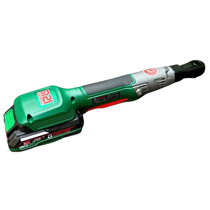 Máy siết bu lông góc 1/2 inch Dekton M21-RW90BL dùng pin 21V, lực siết 90Nm