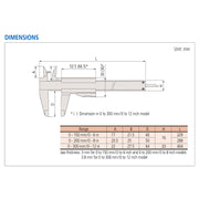 Thước kẹp cơ Mitutoyo Series 531 có khóa lò xo
