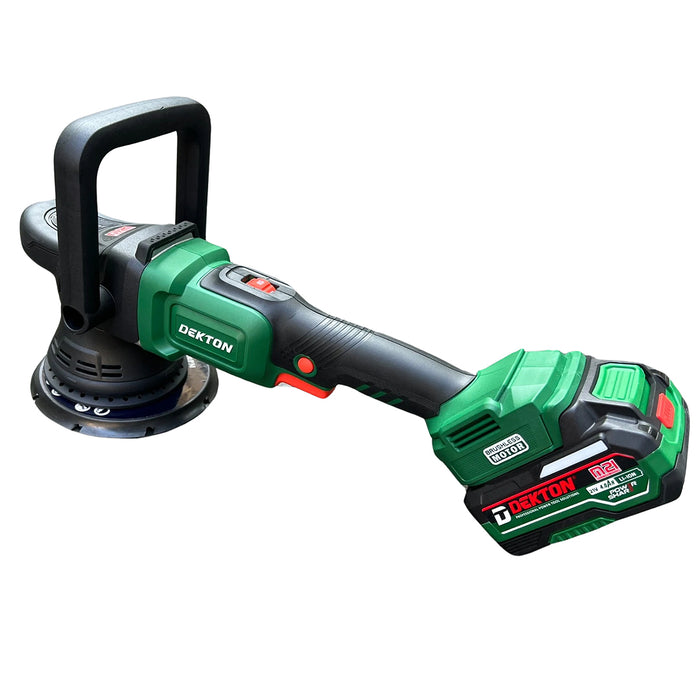 Máy đánh bóng lệch tâm Dekton M21-MDB150BL dùng pin 21V, đường kính đế 150mm