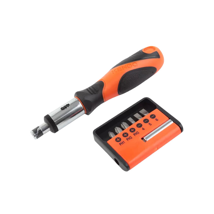 Bộ tua vít tự động 8 chi tiết Kendo 20024 vật liệu thép Cr-V