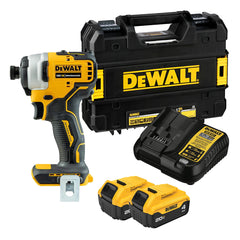 DCF809M2: Thân máy + sạc + 2 Pin dung lượng 4Ah + Vali