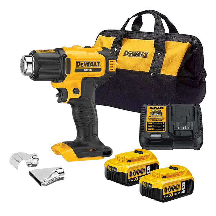 Máy thổi hơi nóng Dewalt DCE530 dùng Pin 18V