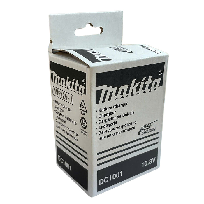 Dây sạc Makita DC1001 dùng cho Pin 12Vmax dạng thanh được tích hợp trong các loại máy cầm tay như CL104D mã số 196829-1