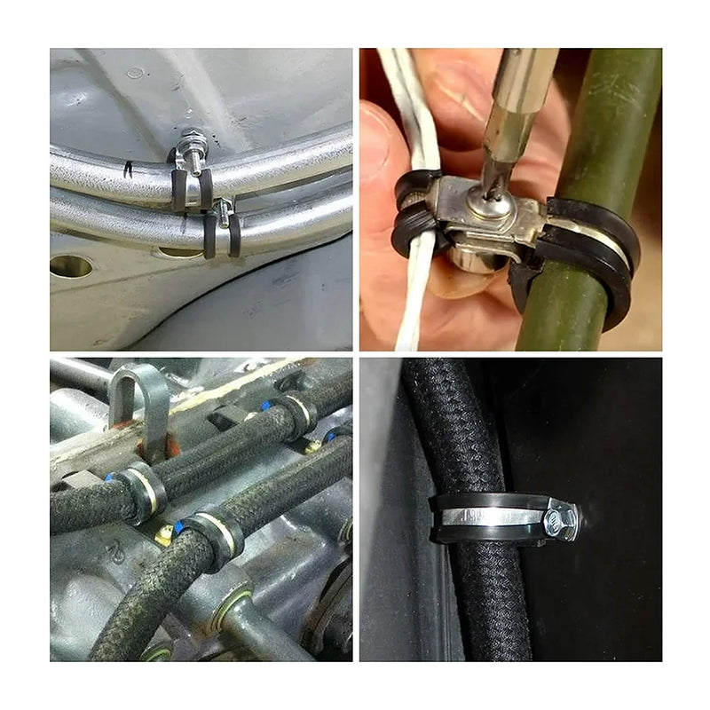 Kẹp dây KST CCSU bằng Inox cao cấp bọc đệm cao su mềm, tiết diện dây tương thích từ 4.8mm - 76mm