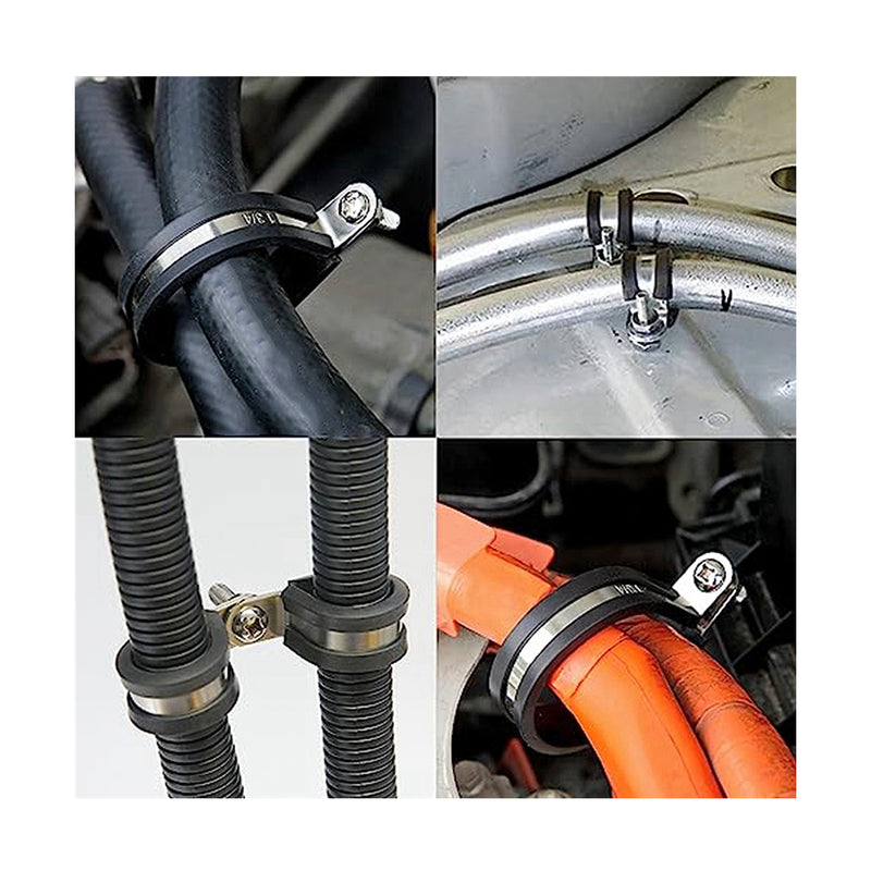 Kẹp dây KST CCSU bằng Inox cao cấp bọc đệm cao su mềm, tiết diện dây tương thích từ 4.8mm - 76mm