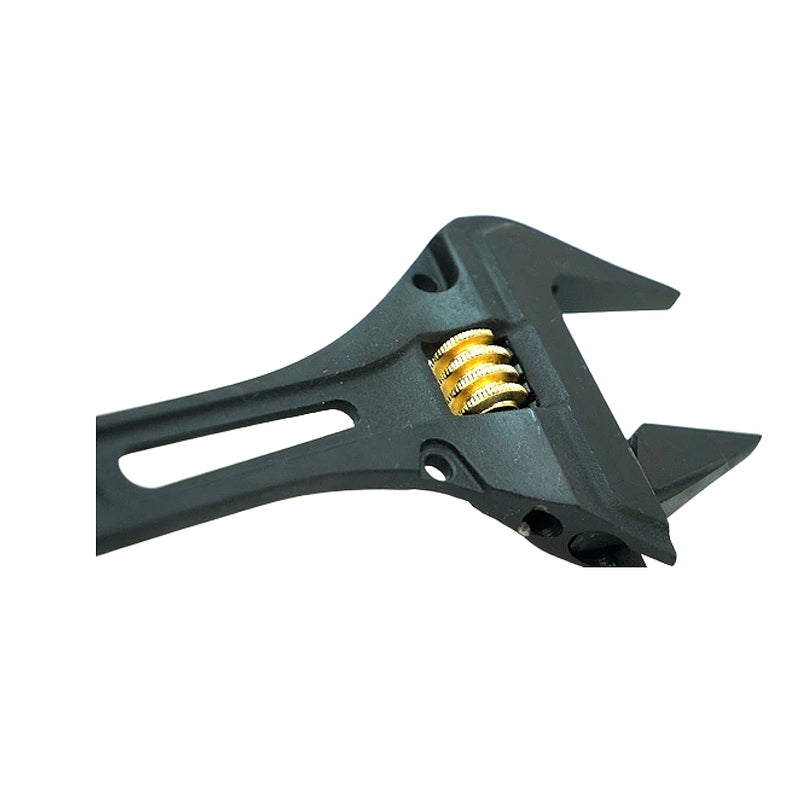 Mỏ lết đa năng có đầu vòng siết đai ốc 220mm (8.5 inch) Fujiya FGL-38-BG (Kurokin Series), chất liệu thép hợp kim cao cấp. Tiêu chuẩn RoHS. Xuất xứ Nhật Bản