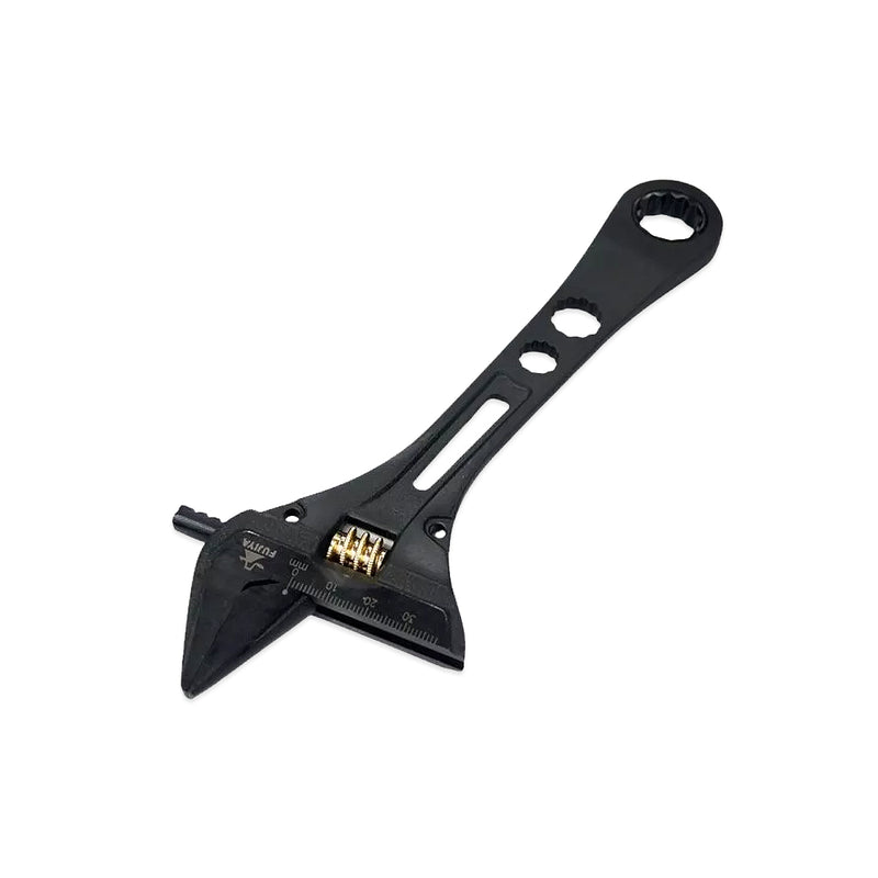 Mỏ lết đa năng, có đầu vòng siết đai ốc Fujiya FGL-38-BG (Kurokin Series) kích thước 220mm, mở hàm tối đa 38mm