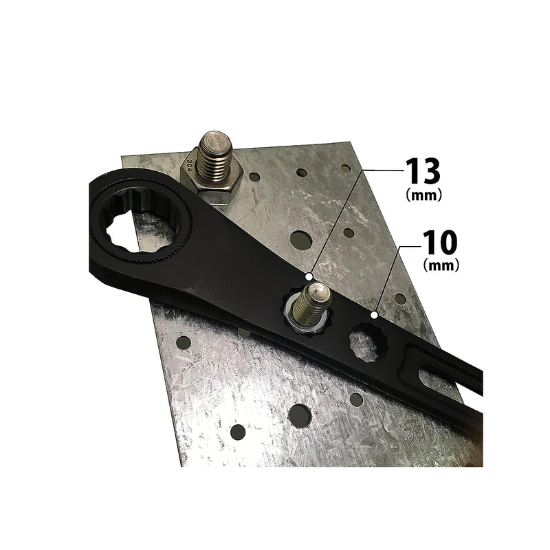 Mỏ lết đa năng, có đầu vòng siết đai ốc Fujiya FGL-38-BG (Kurokin Series) kích thước 220mm, mở hàm tối đa 38mm