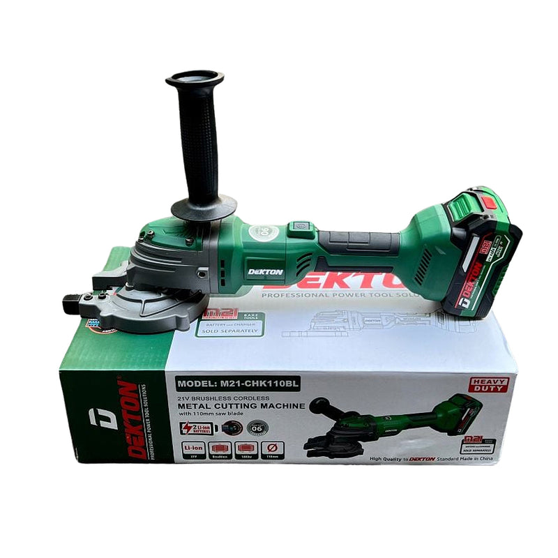 Máy cắt sắt Dekton M21-CHK110BL dùng pin 21V, đường kính lưỡi cắt 110mm (Chỉ có thân máy)