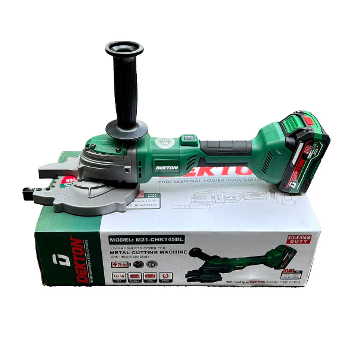 Máy cắt sắt Dekton M21-CHK145BL dùng pin 21V, đường kính lưỡi cắt 145mm (Chỉ có thân máy)