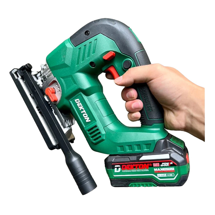 Máy cưa lọng Dekton M21-CS120BL dùng pin 21V, đường kính lưỡi cưa 120mm