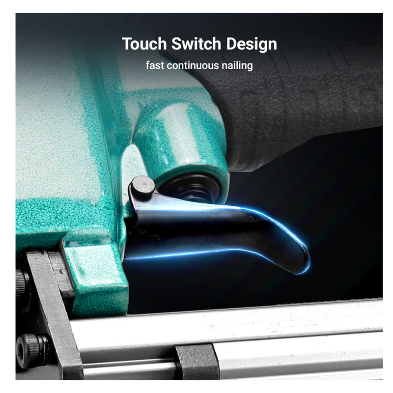 Máy bắn đinh U dùng khí nén DCA A03-1013J, kích thước đinh tối đa 13mm