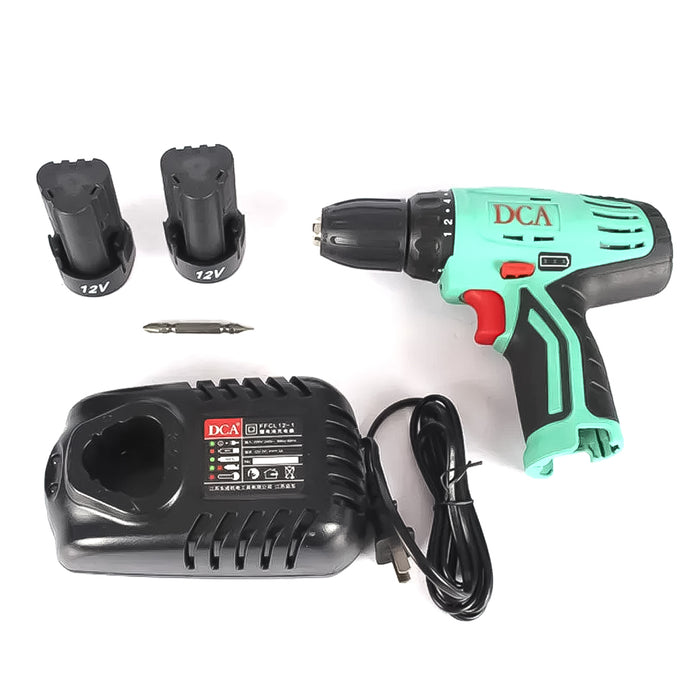 Máy khoan dùng Pin 12V DCA ADJZ09-10, lực siết tối đa 25N.m