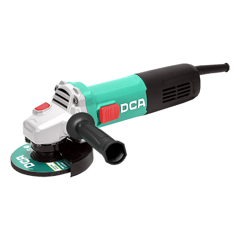 Máy mài góc DCA ASM18-100 công suất 860W, đường kính lưỡi 100mm, công tắc trượt bên hông