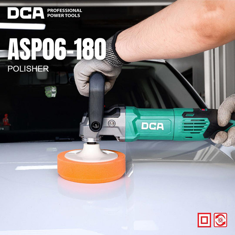 Máy đánh bóng DCA ASP06-180 đường kính đế 180mm, công suất 1400W