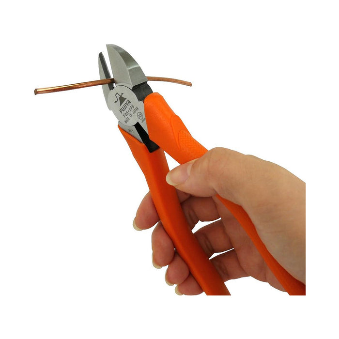 Kìm cắt chéo 175mm - 200mm (7 inch - 8 inch) Fujiya 70H-175/200 Series, vật liệu thép hợp kim đặc biệt. Tiêu chuẩn RoHS. Xuất xứ Nhật Bản