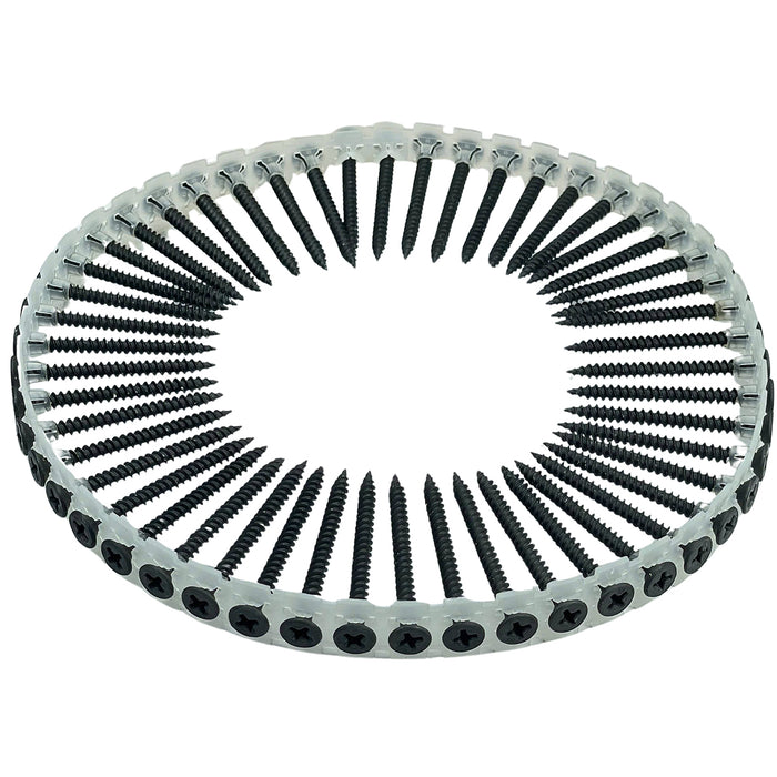 Hộp 1000 vít cuộn Makita dùng cho tấm thạch cao, và tấm kim loại kích thước PH2, chiều dài từ 25mm-45mm