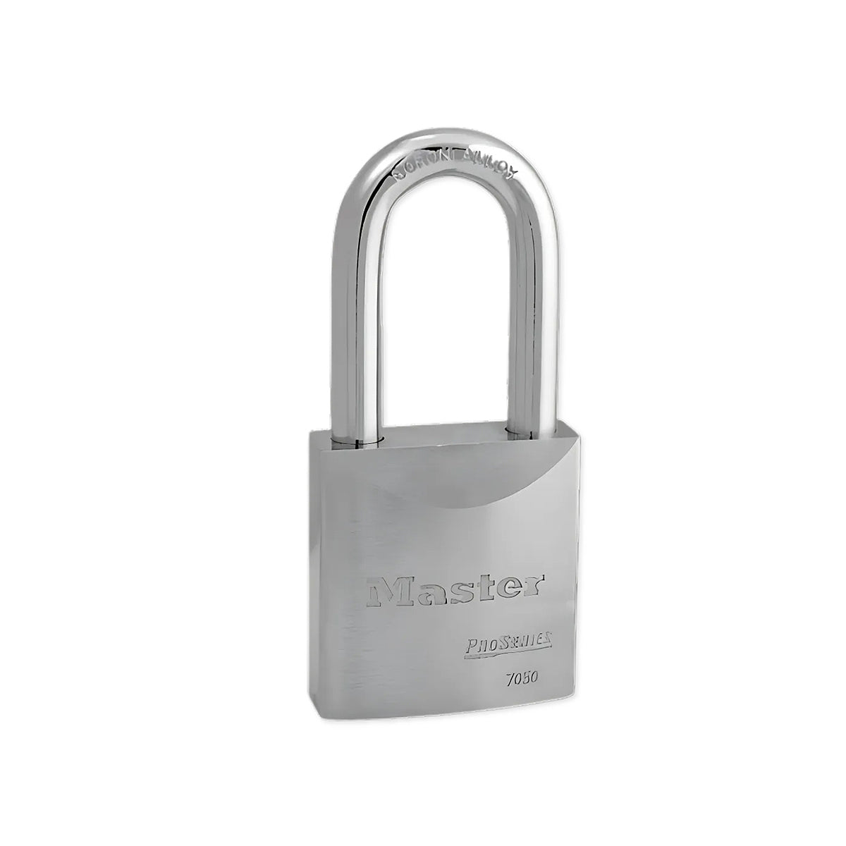 Ổ khóa treo Master Lock 7050 cao cấp, thân khóa bằng thép nguyên khối mạ chrome 51mm