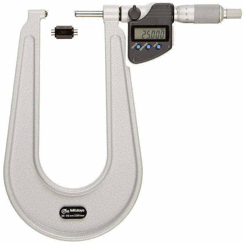 Panme điện tử Mitutoyo Series 389 - Sheet Metal Micrometers, Đo độ dày thép tấm. Có cổng SPC xuất dữ liệu