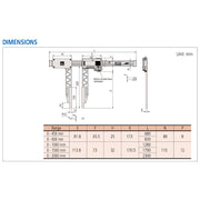 Thước kẹp điện tử Mitutoyo Series 552 Absolute Coolant Carbon Fiber, chuyên cho dãi đo lớn, hàm kẹp dài