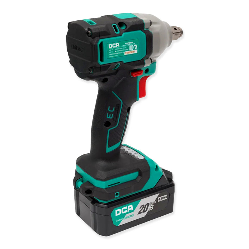 Máy siết bu lông dùng Pin 20V DCA ADPB320 Series, cốt 1/2 inch, lực siết tối đa 320N.m