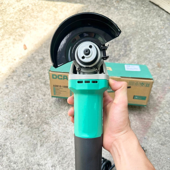 Máy mài góc DCA ASM18-100B công suất 860W, đường kính lưỡi 100mm, công tắc đuôi