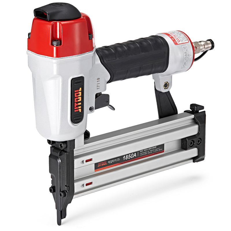 Máy bắn đinh F dùng khí nén JITOOL 1850A, kích thước đinh 15mm - 50mm, cỡ đinh 18Ga