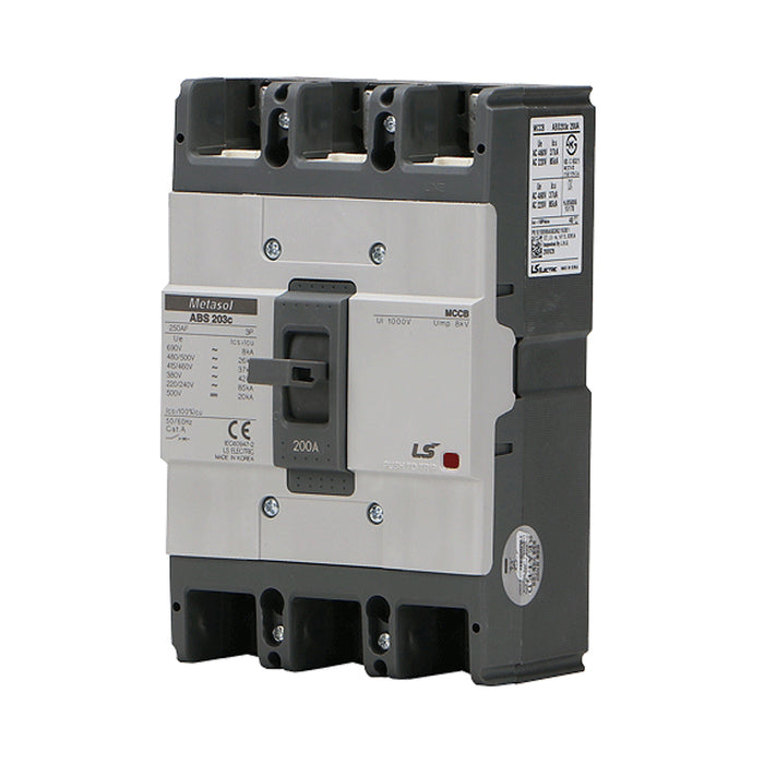 Cầu dao tự động MCCB 3P LS, tải danh định từ 5A ~ 1600A, dòng cắt từ 14kA - 75kA